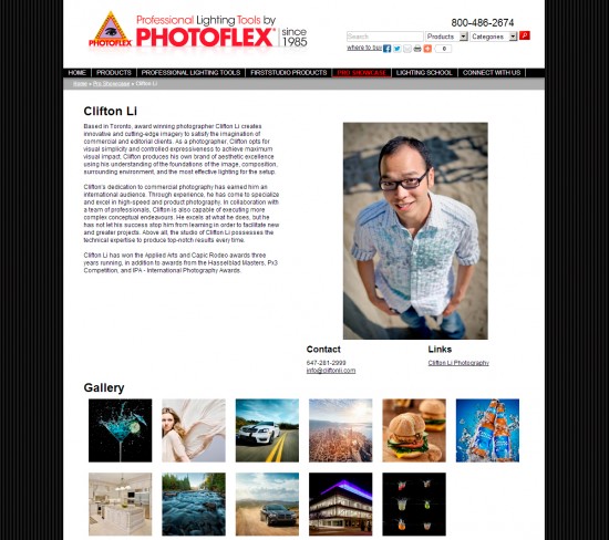 Photoflex Pro Showcase - Clifton Li